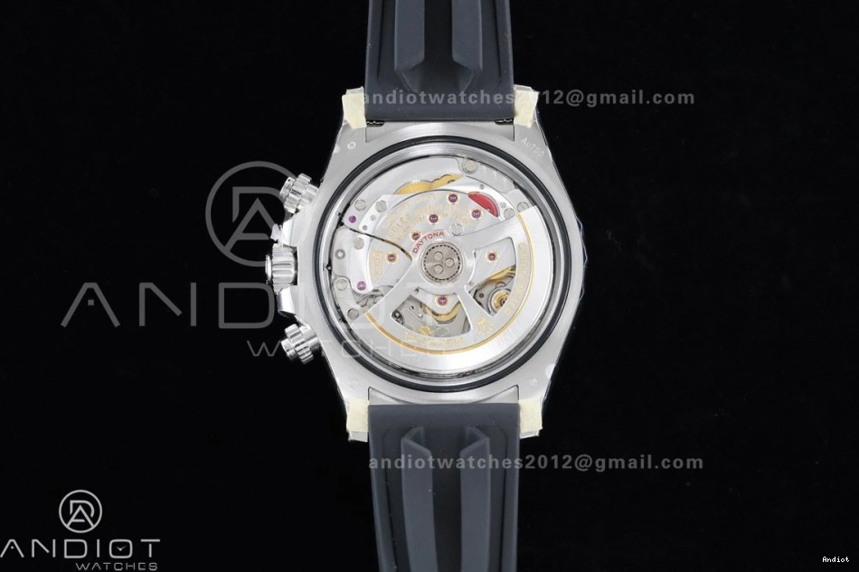 Gray Edition 126519 V2 Daytona on 1:1 VSF VS4131 Oysterflex (Weighted) Best Strap Dial Black 1124